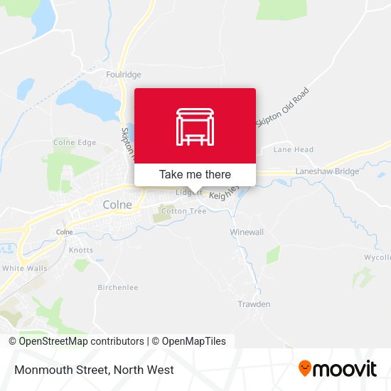 Monmouth Street map