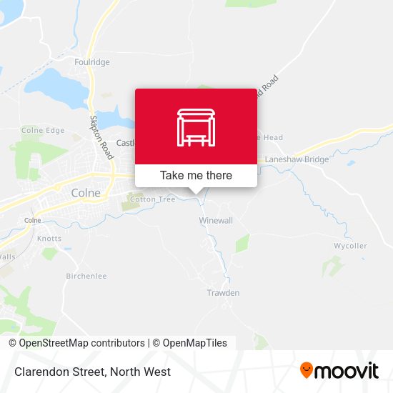 Clarendon Street map