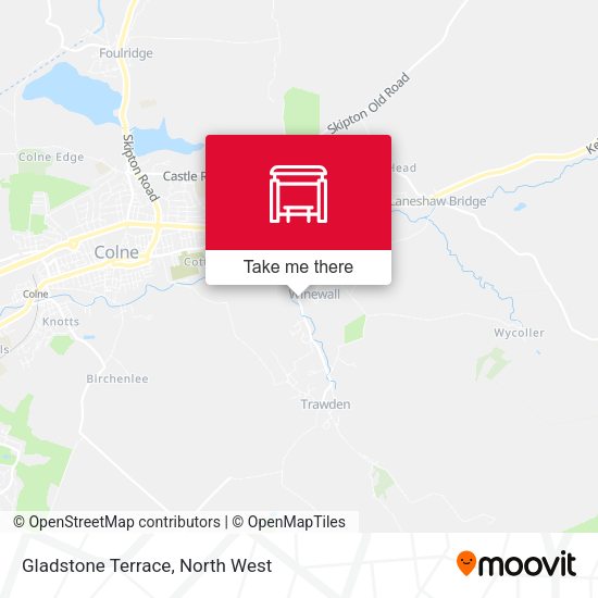 Gladstone Terrace map