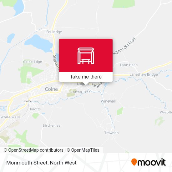 Monmouth Street map