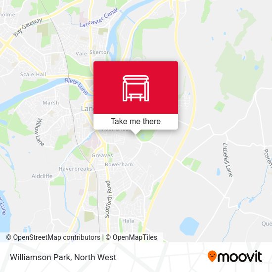 Williamson Park map