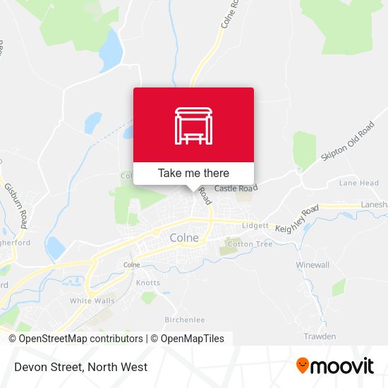 Devon Street map