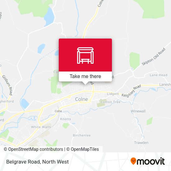 Belgrave Road map