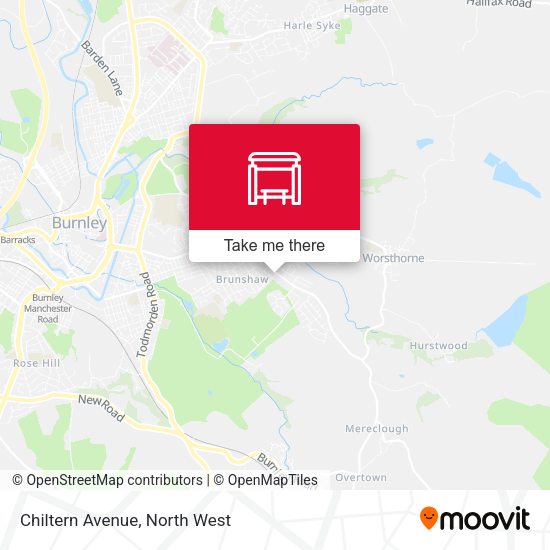 Chiltern Avenue map