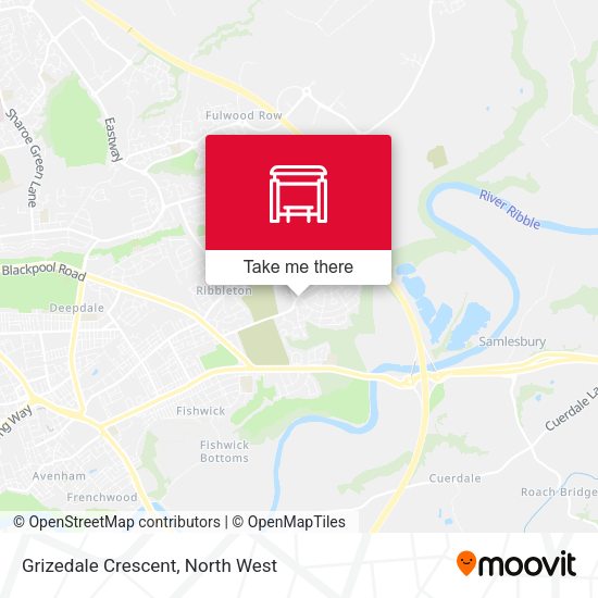 Grizedale Crescent map
