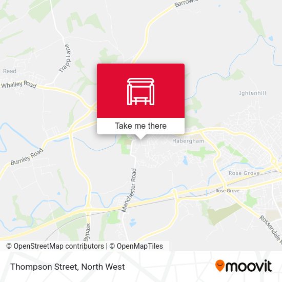 Thompson Street map