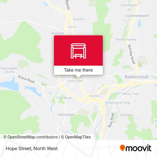 Hope Street map