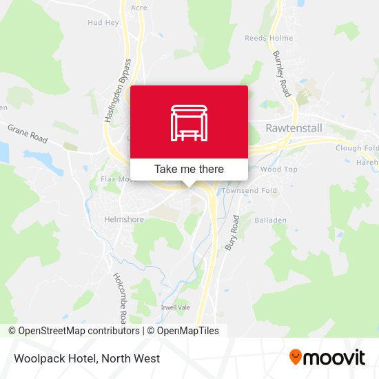Woolpack Hotel map