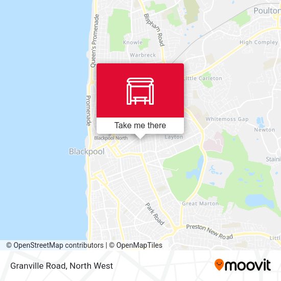 Granville Road map