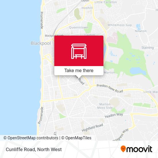 Cunliffe Road map