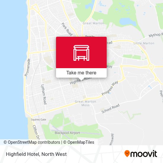 Highfield Hotel map