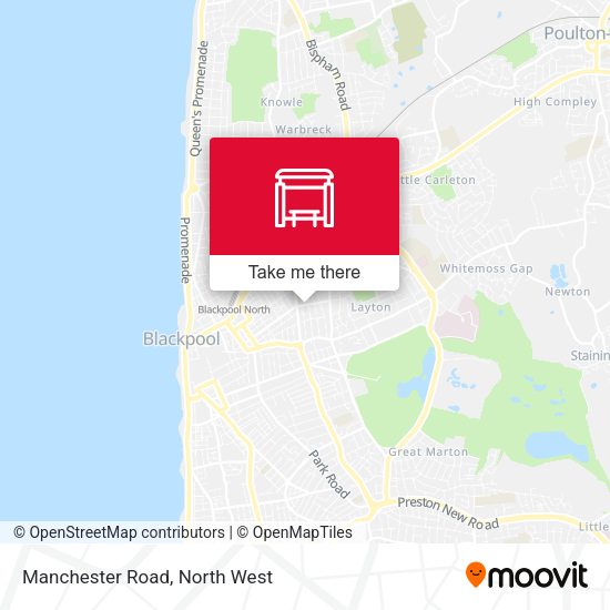 Manchester Road map