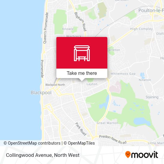 Collingwood Avenue map
