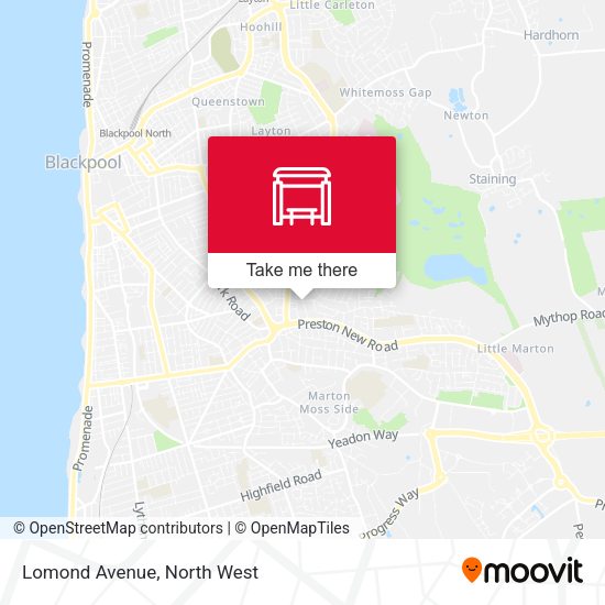 Lomond Avenue map