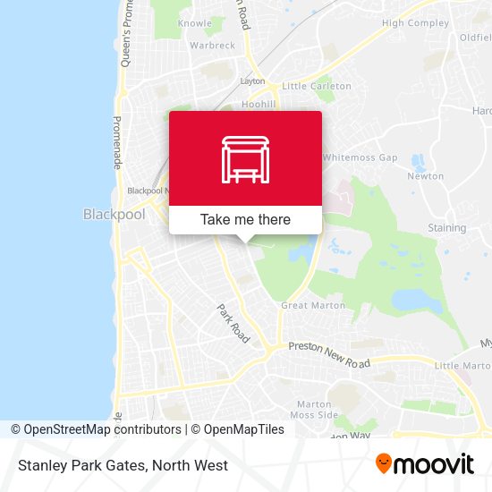 Stanley Park Gates map
