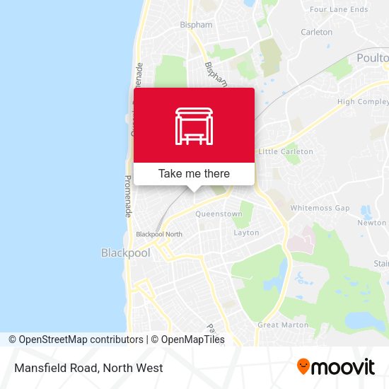 Mansfield Road map
