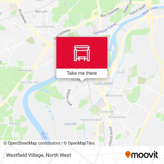 Westfield Village map