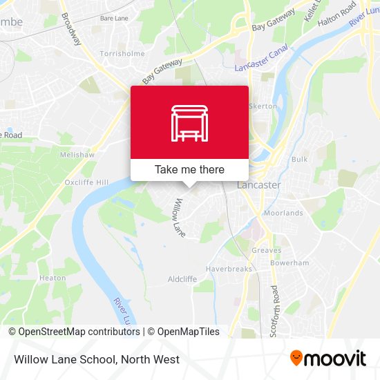 Willow Lane School map
