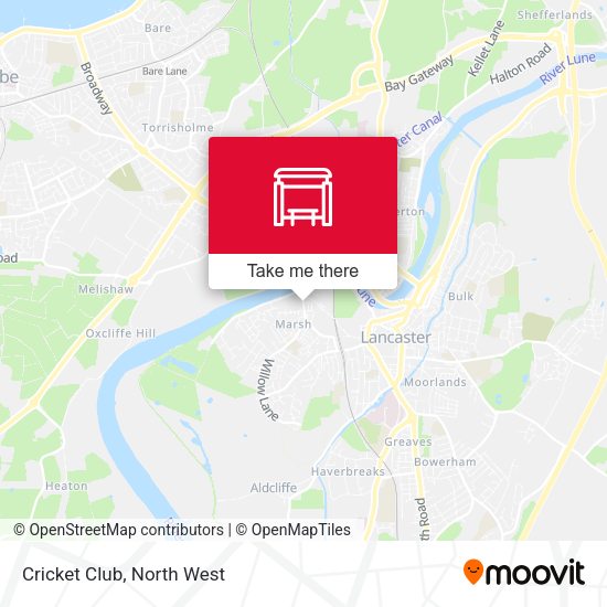 Cricket Club map