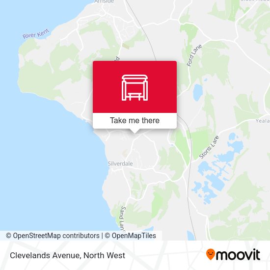 Clevelands Avenue map