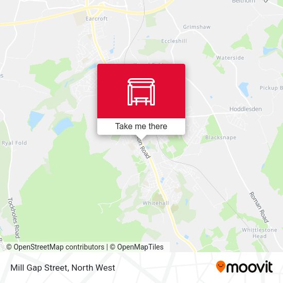 Mill Gap Street map