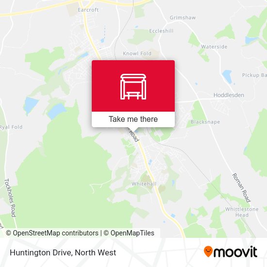 Huntington Drive map