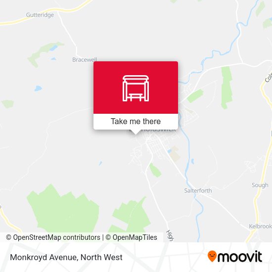 Monkroyd Avenue map