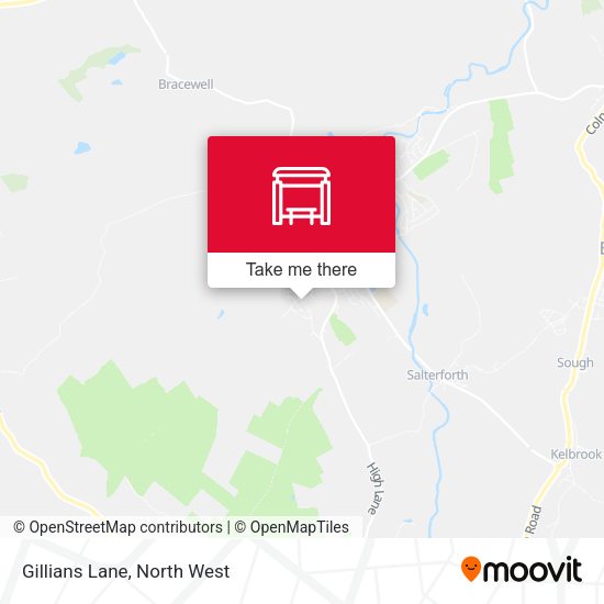 Gillians Lane map