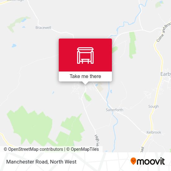 Manchester Road map