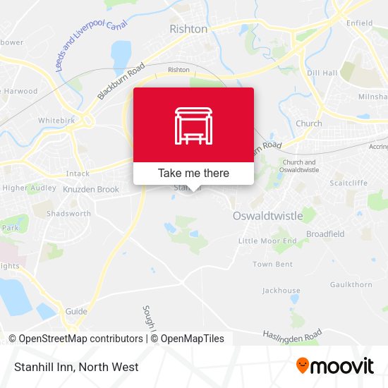 Stanhill Inn map