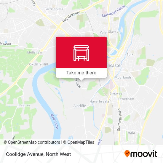 Coolidge Avenue map