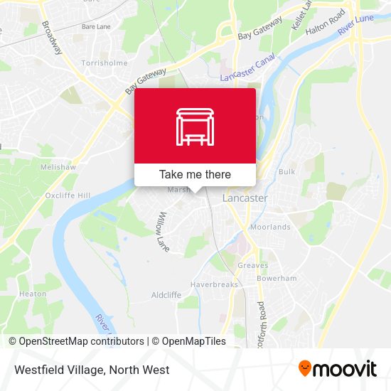 Westfield Village map