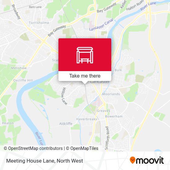 Meeting House Lane map