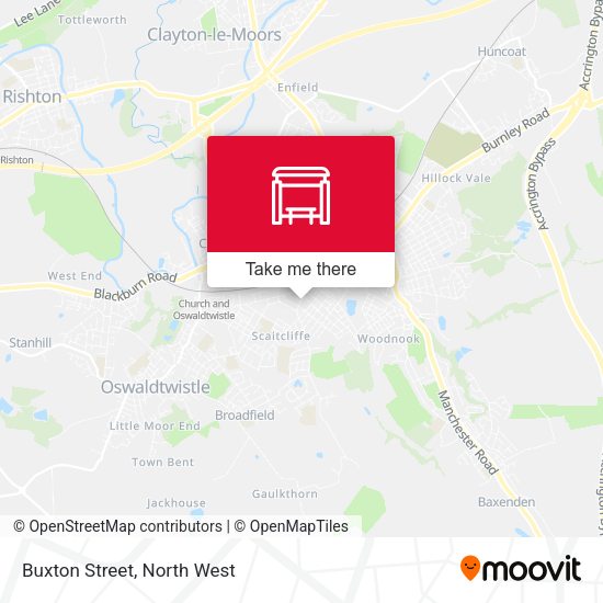 Buxton Street map