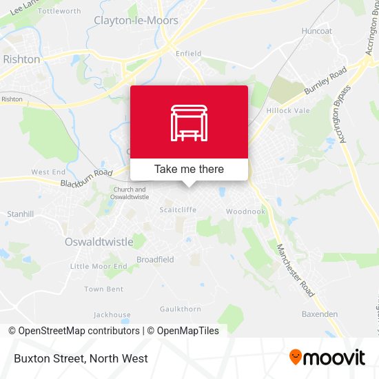 Buxton Street map