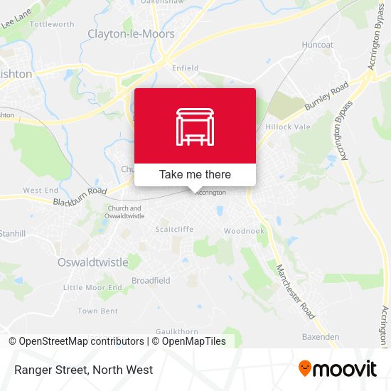 Ranger Street map