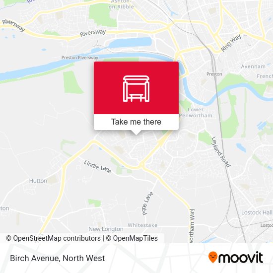 Birch Avenue map
