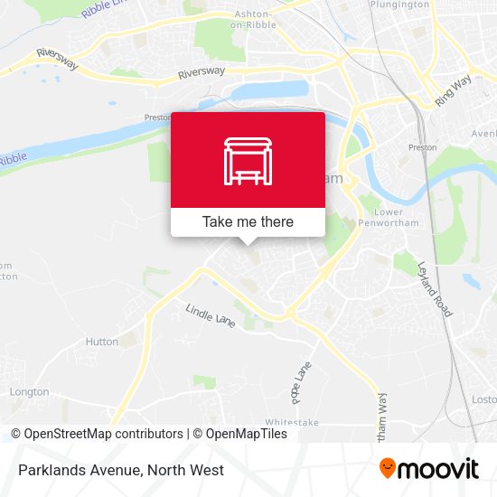 Parklands Avenue map