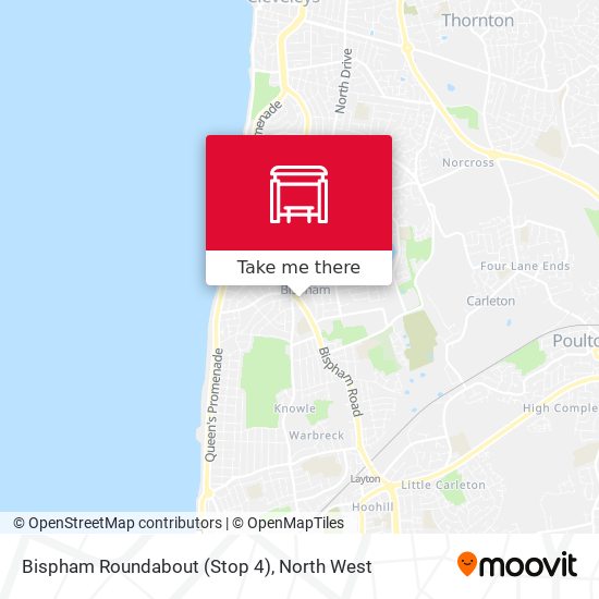 Bispham Roundabout (Stop 4) map