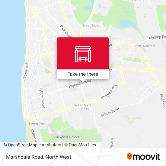 Marshdale Road map