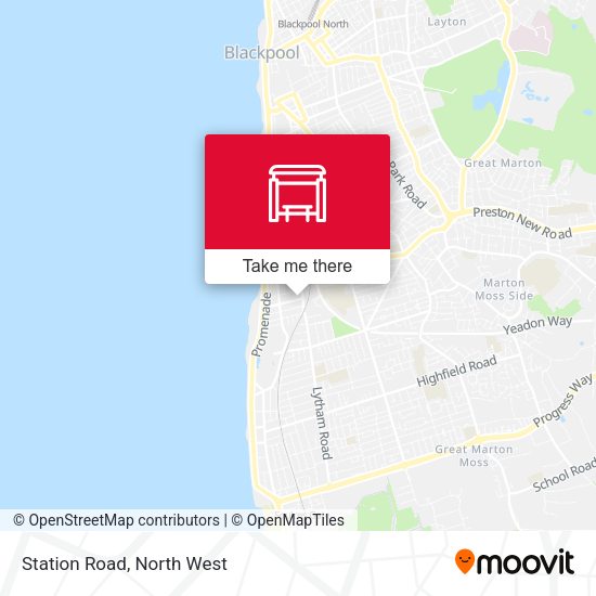Station Road map
