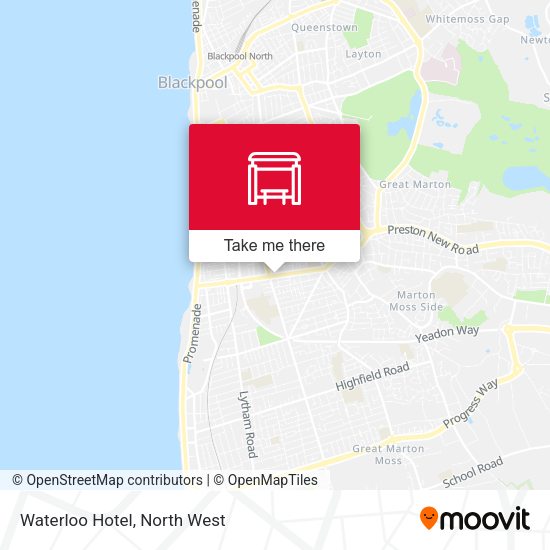 Waterloo Hotel map