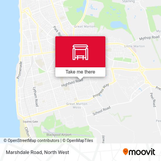 Marshdale Road map