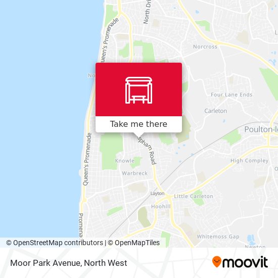 Moor Park Avenue map