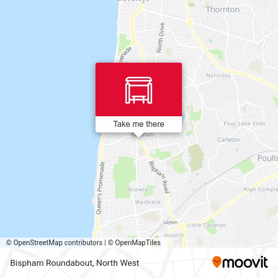 Bispham Roundabout map