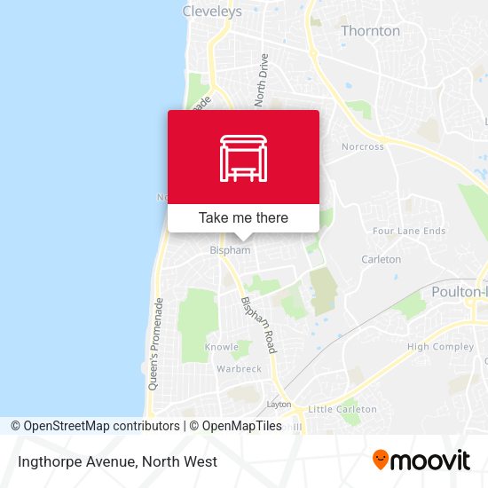 Ingthorpe Avenue map