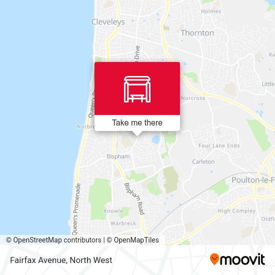 Fairfax Avenue map