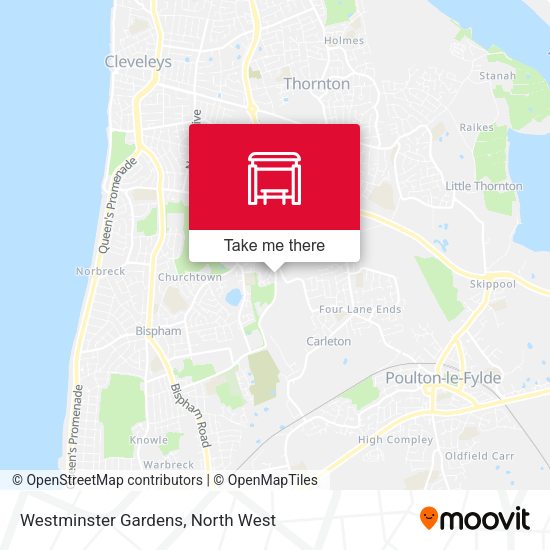 Westminster Gardens map