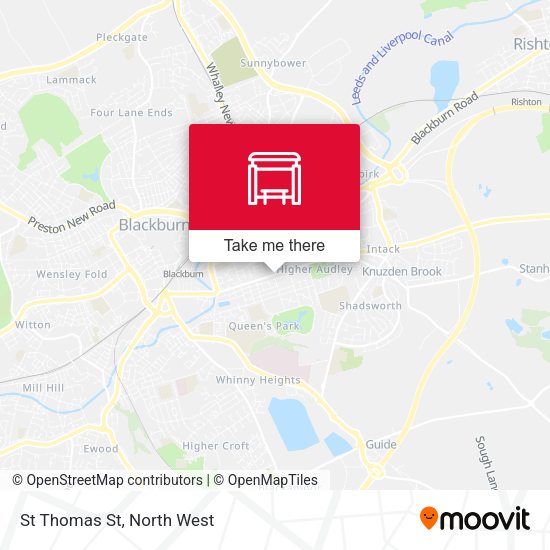 St Thomas St map