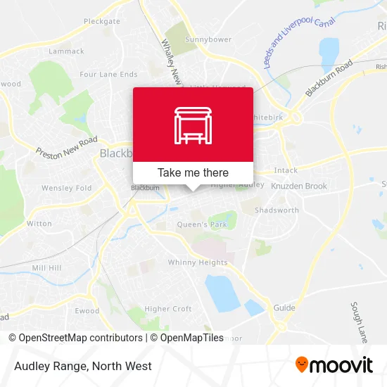 Audley Range map